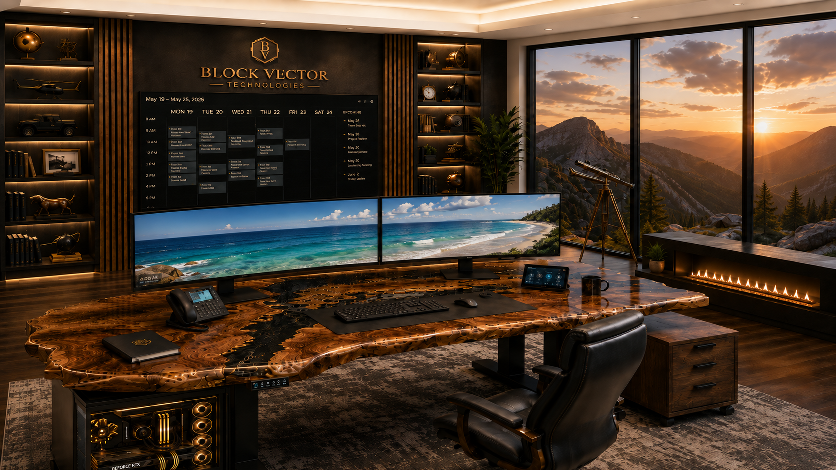 Mountain View Ocean Monitor Executive Office preview